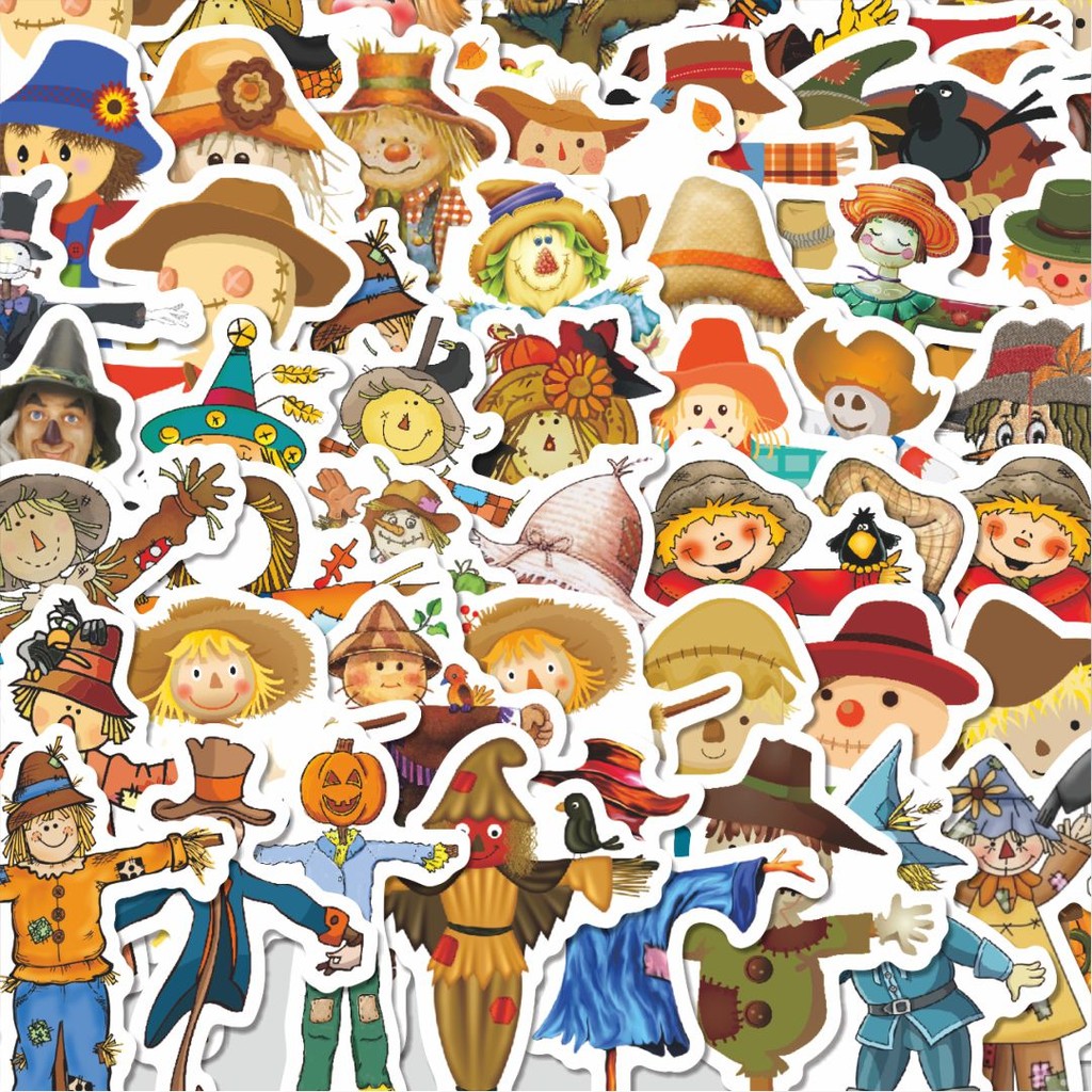 

Stiker Cutting Pack Kartun Funny Scarecrow Pack Isi 100Pcs Series Aesthetic Lucu Keren Untuk Koper Bahan Vynil