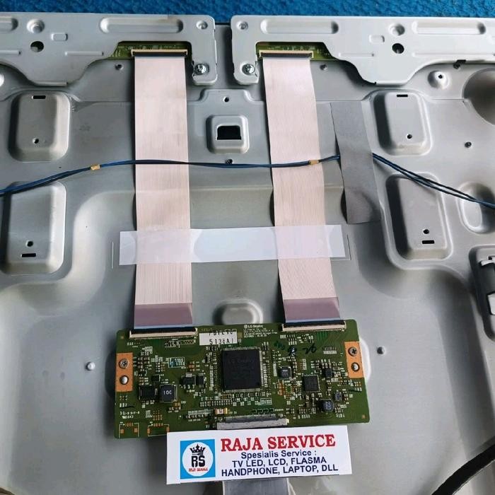 kabel baru tv LG 55UH615T lvds flaxible dari tcon ke panel lcd 60pin - kabel bekas 18cm-60pin