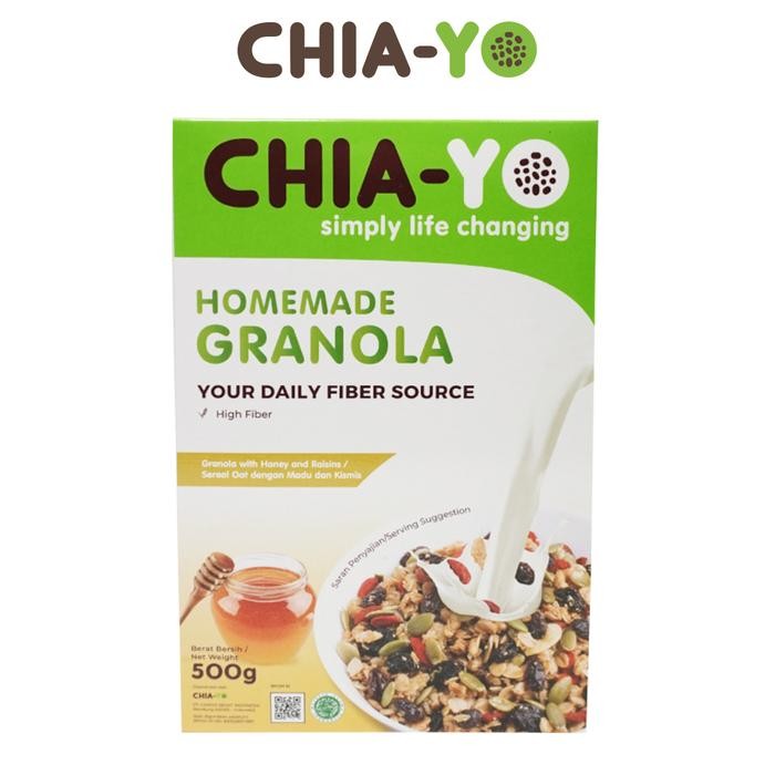 

PROMO! Chiayo Homemade Granola 500gr - Granola Original 500gr