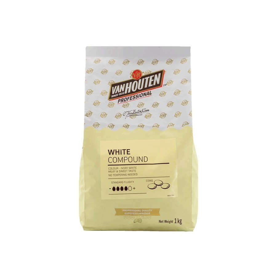 

White Chocolate Compound Coin Van Houten - REPACK