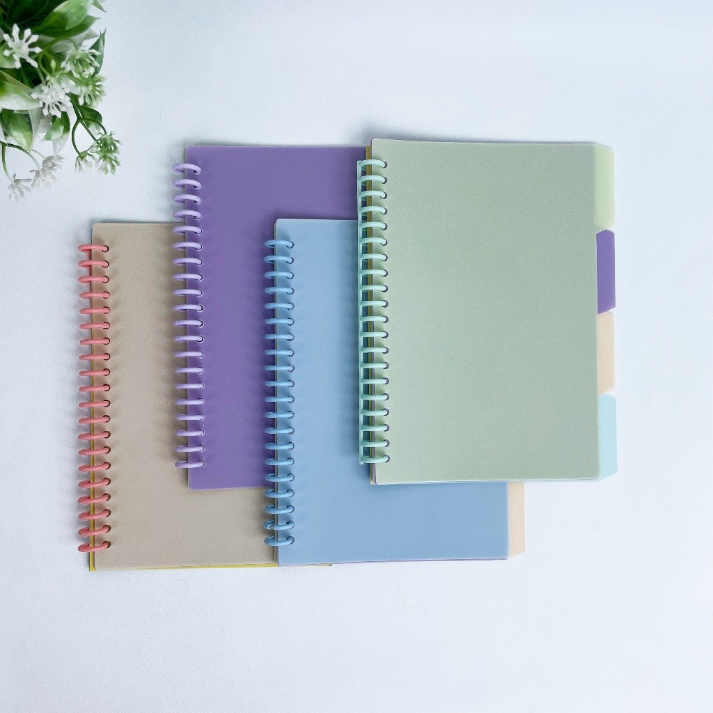 

Ring Index Notebook Spiral A5 B5 – Buku Catatan Isi Ulang Kuliah / Sekolah / Diary Aesthetic Binder