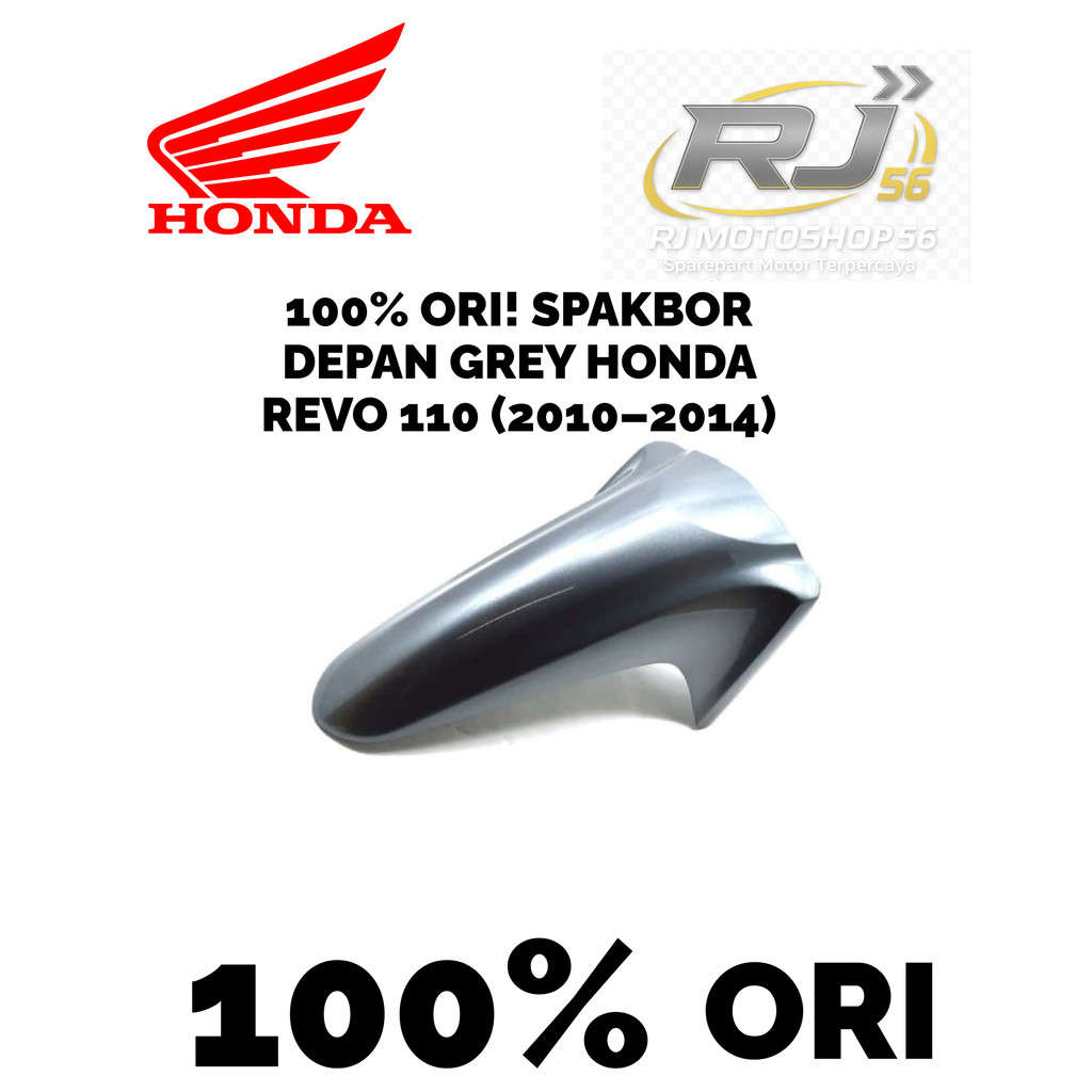 100% ORI Spakbor Depan Grey HONDA Revo 110 (2010–2014)