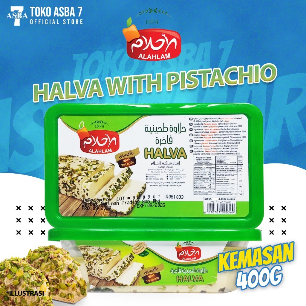 ALAHLAM PISTACHIO HALAWA 400GR
