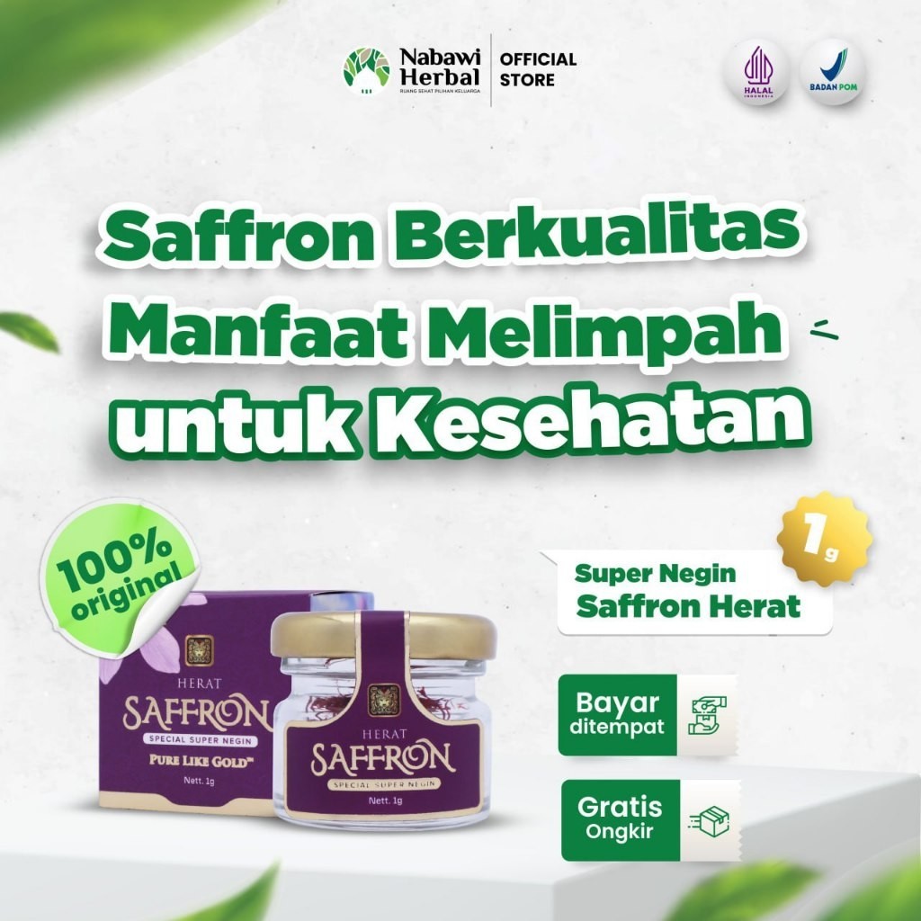 

HERAT SAFFRON - Saffron Super Negin 1gr 100% Original