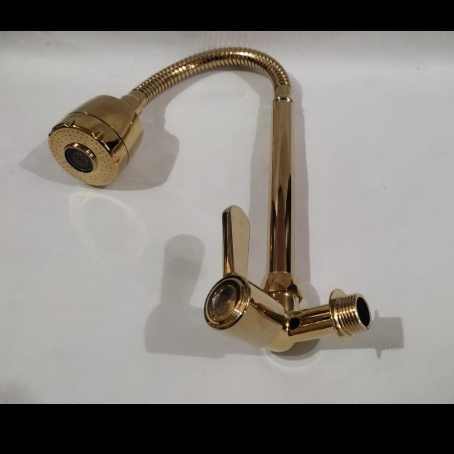 kran angsa dinding gold