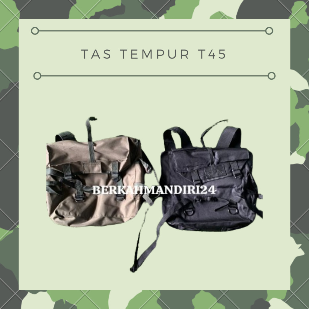 Tas Ransel Tempur T45 - TSK Ransel Army - Tas RPK T45 M 1945 StandarTNI