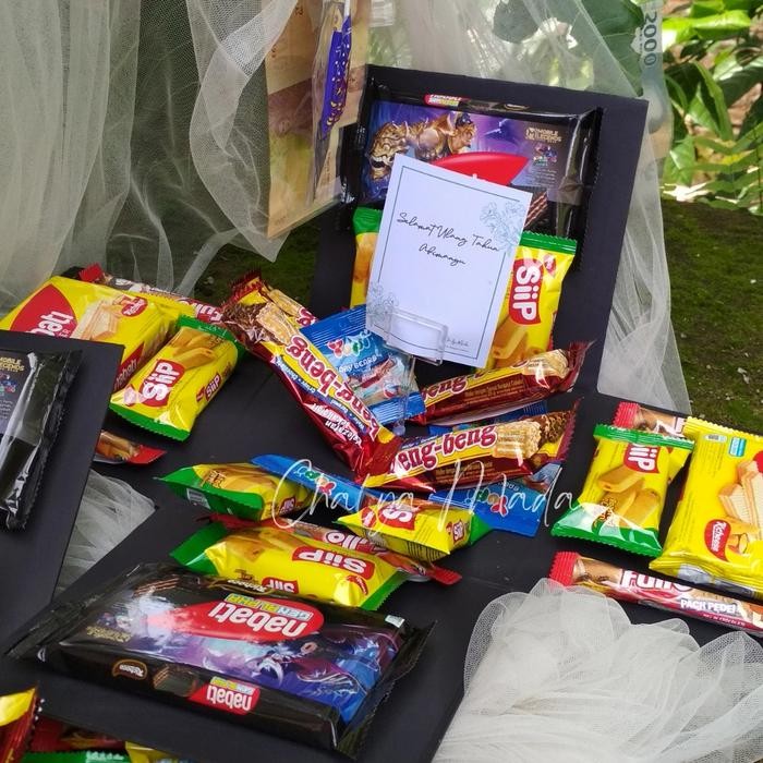snack box, snack box suprice, kado ultah, kado wisuda