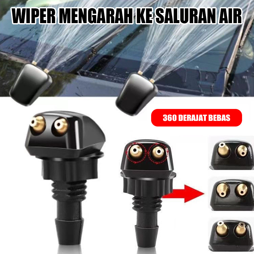 Mobil Wiper Nozzle 360° Kaca Depan Universal Nozzle Wiper Nozzle Wiper