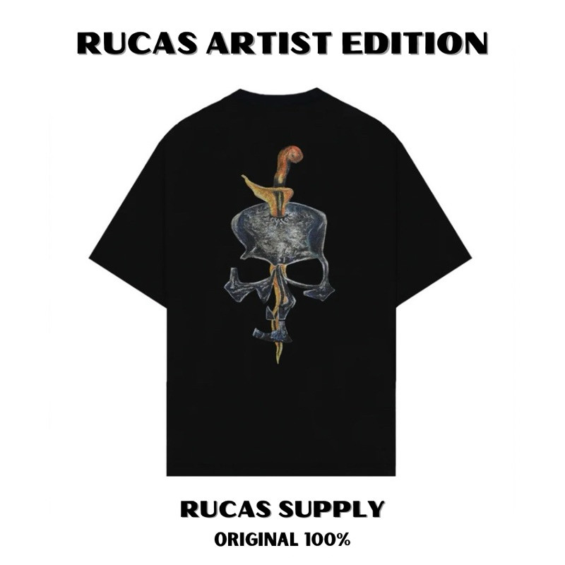 Kaos Rucas Original  ARTIS EDITION "Sadikin Pard" V2 Sacrificed Tee Ukuran (S-3XL)