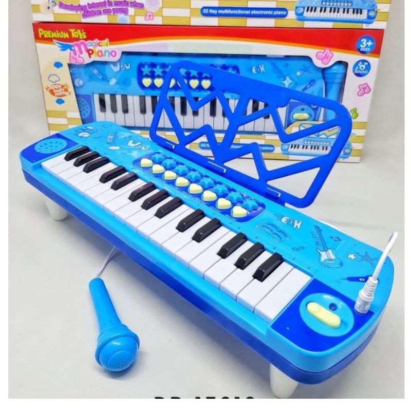 TAM.ZAM Magical piano LITTLE MUSICIAN+ MICROPHONE Mainan Piano MIC Anak Alat Musik Organ