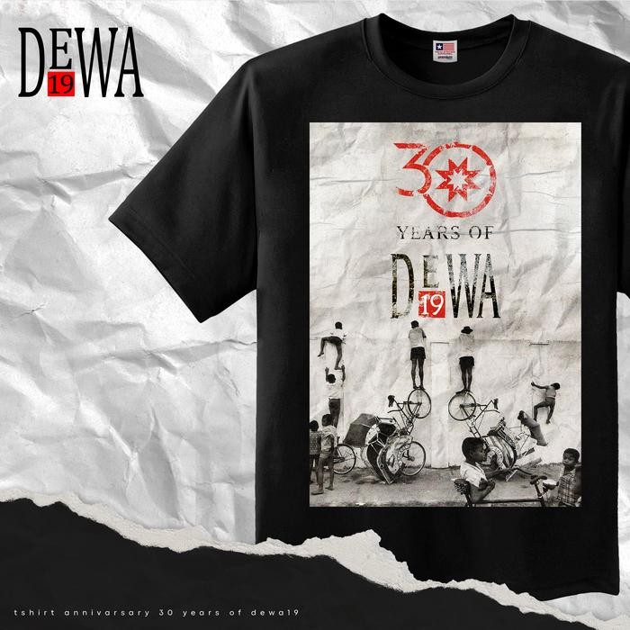 (COD) KAOS DEWA 19 SPECIAL EDITION 30TH ANNIVERSARY | TSHIRT RARE - S