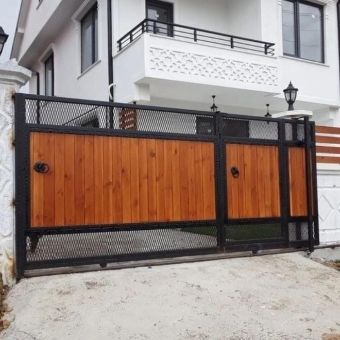 pagar minimalis murah bahan grc woodplank