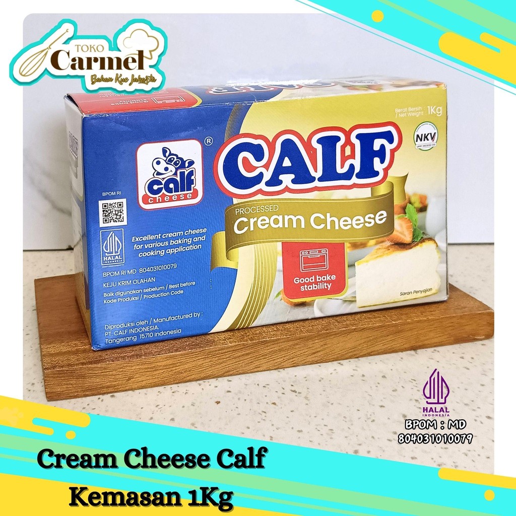 

CALF Cream Cheese ukuran 1kg - Keju Olahan