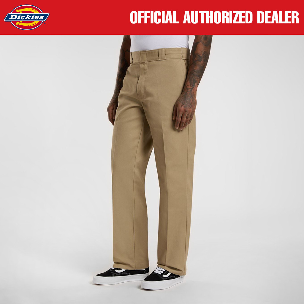 CELANA PANJANG CHINO CLASSIC WORK PANTS CASUAL PRIA CREAM ORIGINAL DICKIES | 874 KHAKI