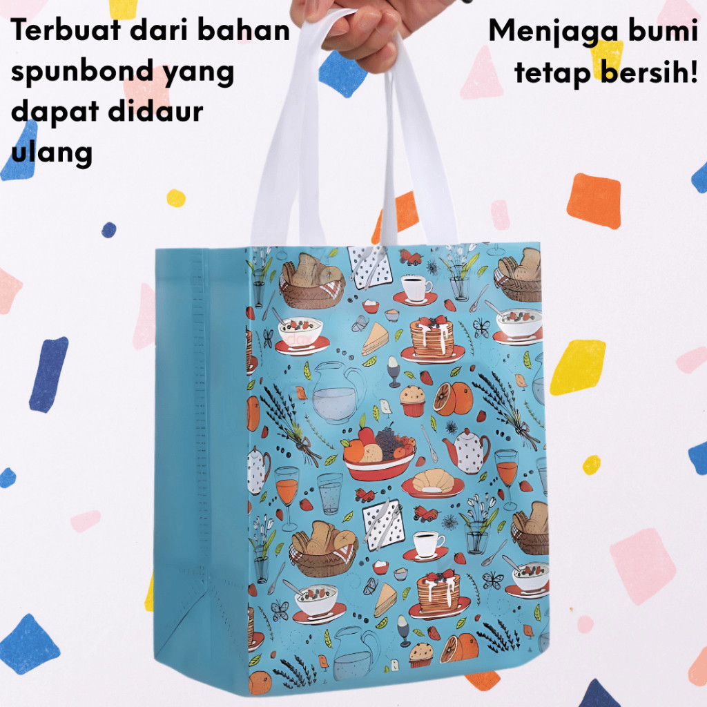 

Goodie Bag Labubu & Kuromi - Tas Souvenir Spunbond Premium Motif Lucu / Untuk Hampers, Ulang Tahun & Wedding - BISA CUSTOM NAMA! FREE Ongkir