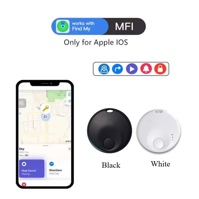 New Mini Smart Tag, Bluetooth Luggage Tracker. Works with apple App Find My (iOS Only), Item Locator