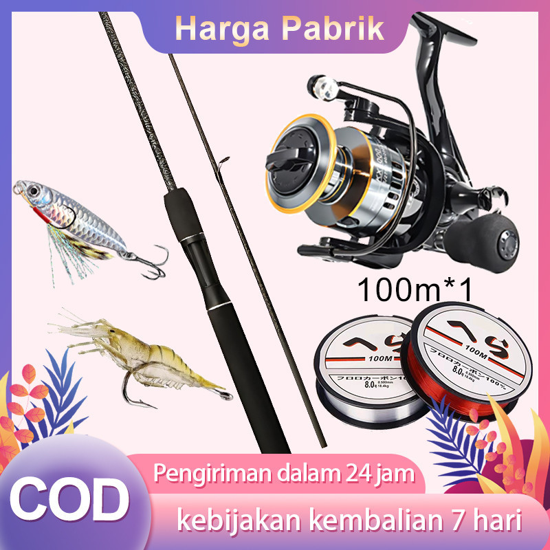 COD Joran Pancing reel pancing asli besi fishing reel 10kg HE500 - 7000 / Murah Kuat Power Handle/ R