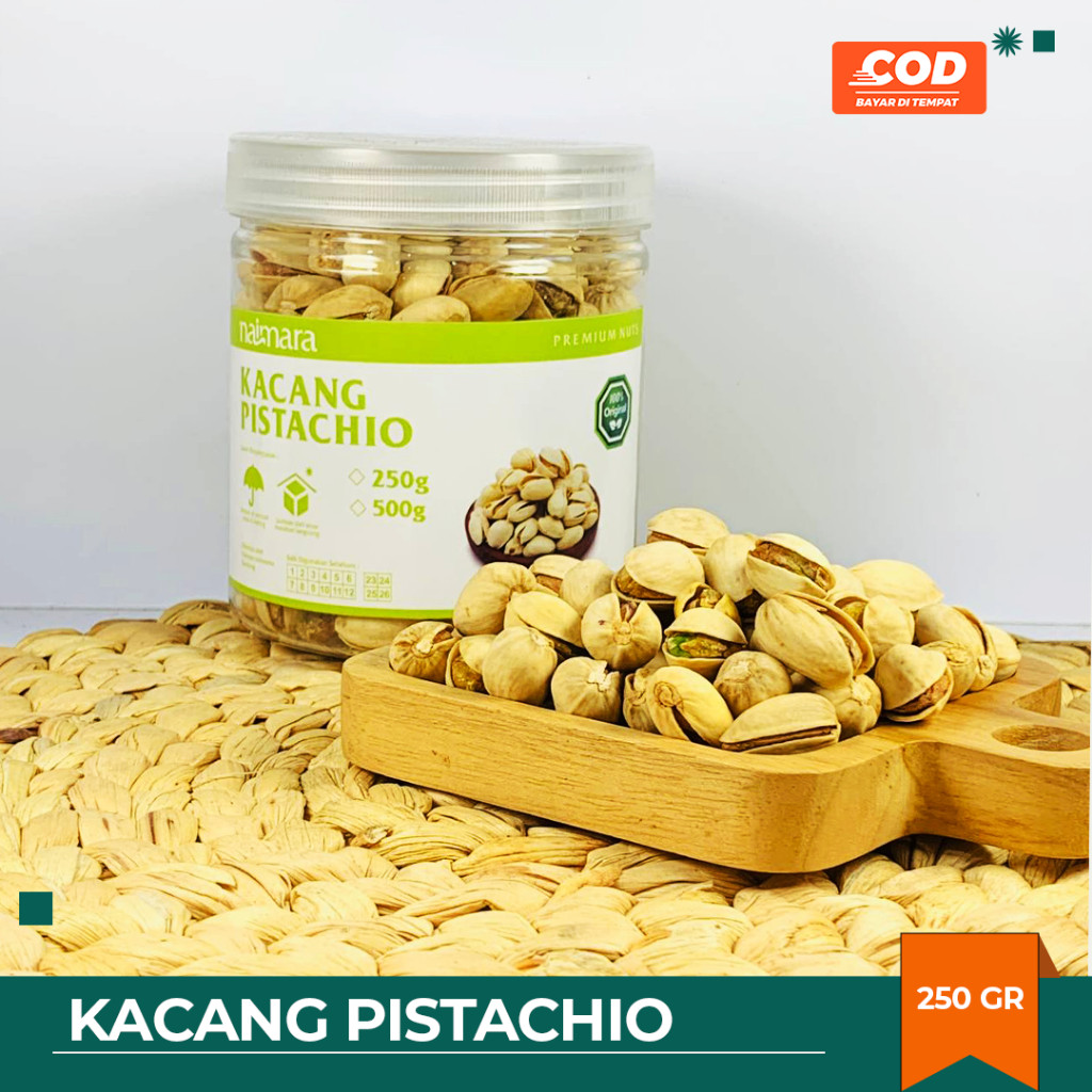 

KACANG PISTACHIO 250Gr/500Gr / KACANG FUSTUK / Kacang Pistachio Arab Fustuk Murah / Kacang Oleh-Oleh Haji
