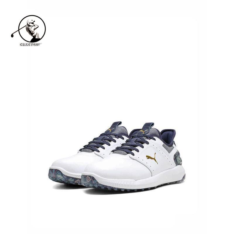 PUMA GOLF X LIBERTY IGNITE ELEVATE SHOES MEN'S - WHITE NAVY