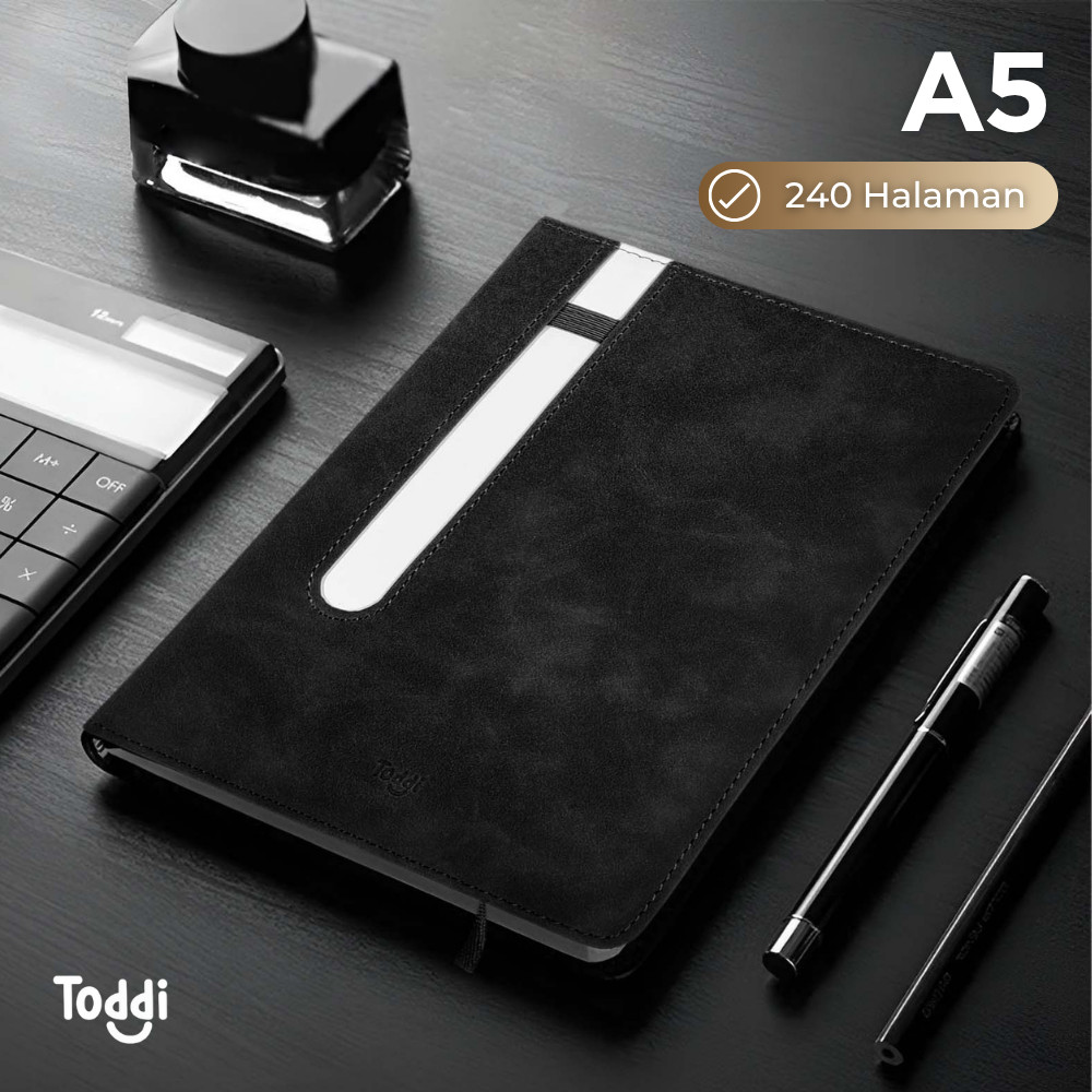 

Buku Catatan Jurnal Hardcover Notebook / Buku Catatan Notebook Diary 80 GSM 240 Halaman A5 - TD158