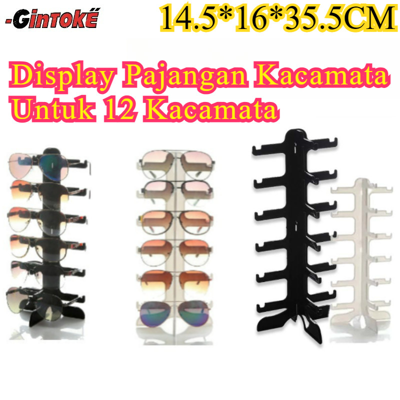 6 Susun Display Pajangan Kacamata Akrilik 6 Susun,Rak Kacamata Akrilik Display Pajangan Kacamata Pla