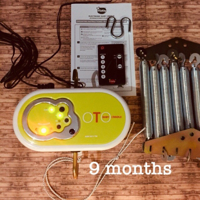 MAKASSAR Promo 3 Hari Ayunan Listrik OTO / Golden Baby Remote Control + Musik + Timer / Ayunan Bayi 