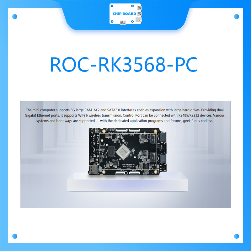 ROC-RK3568-PC Quad-Core 64-Bit Mini Computer