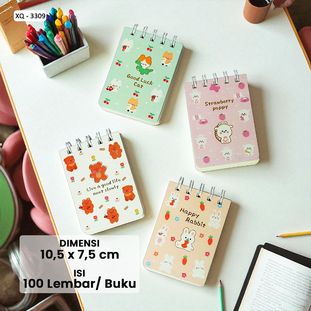 

Buku Diary Aesthetic / Buku Note Aesthetic / Buku Catatan / Buku Ringbook XQ-3309