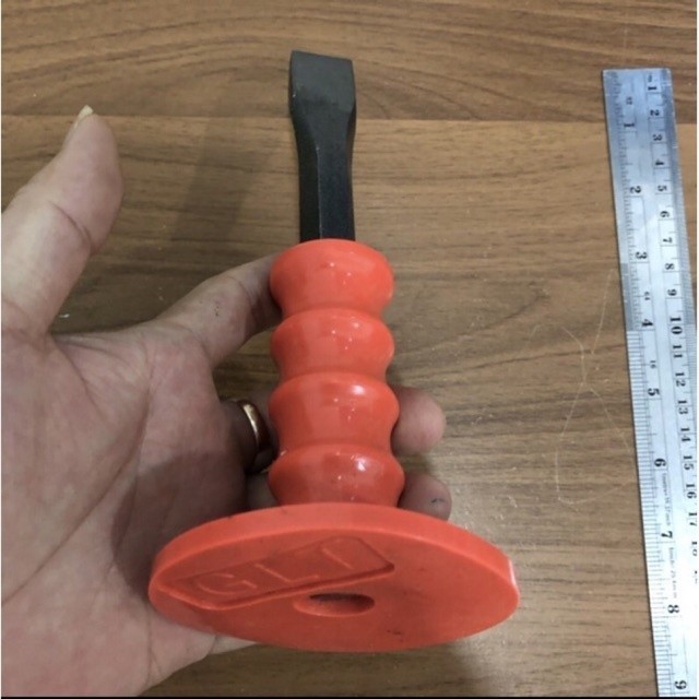 VS086 GALANTINO 8 inci pahat besi tembok beton dinding topi 8 gagang Berkualitas