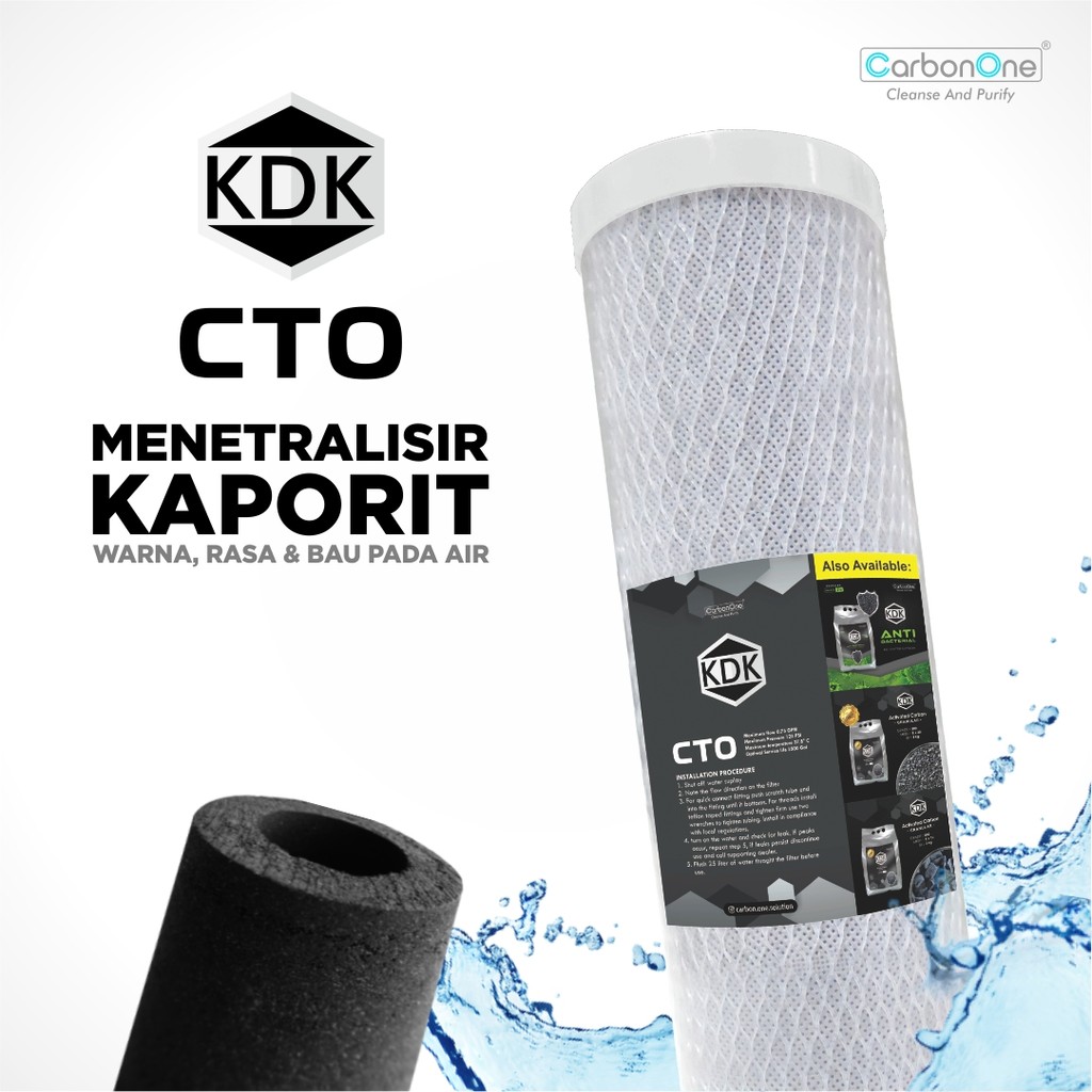 KDK CTO 20" cartridge filter air