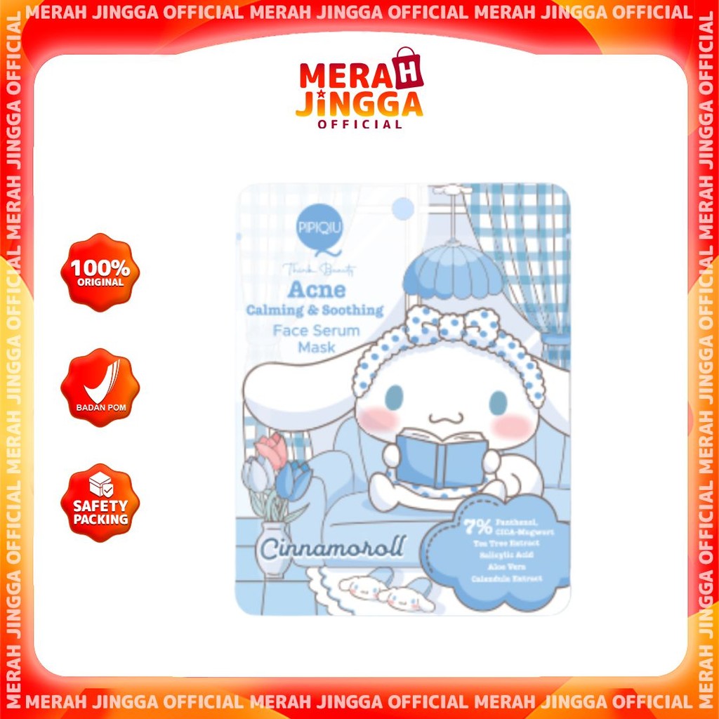Pipiqiu Skincare - Mask 25gr - Cinnamoroll | Merah Jingga Official