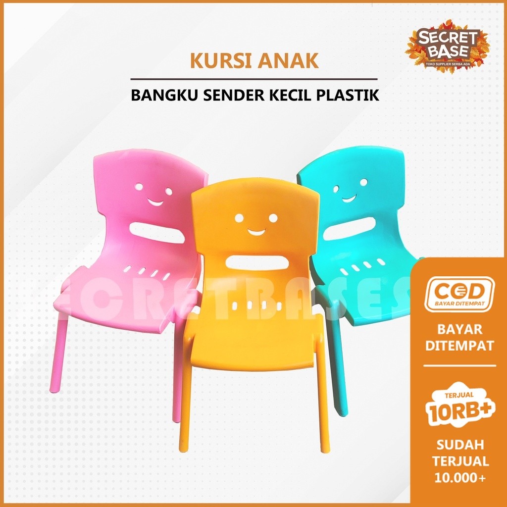 KURSI ANAK - Bangku Sender Kecil Plastik / Kursi Pendek Belajar Playgroup