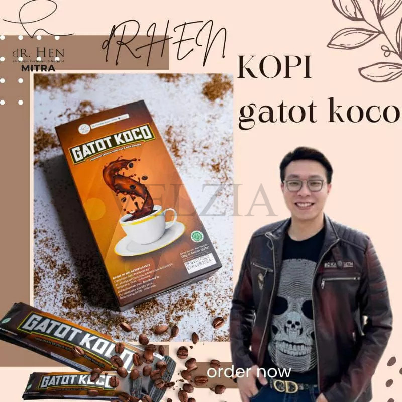 

Promo Kopi Gatot Koco Kopi Stamina Pria dr Hen by dr. Richard Lee dan Hotman Paris
