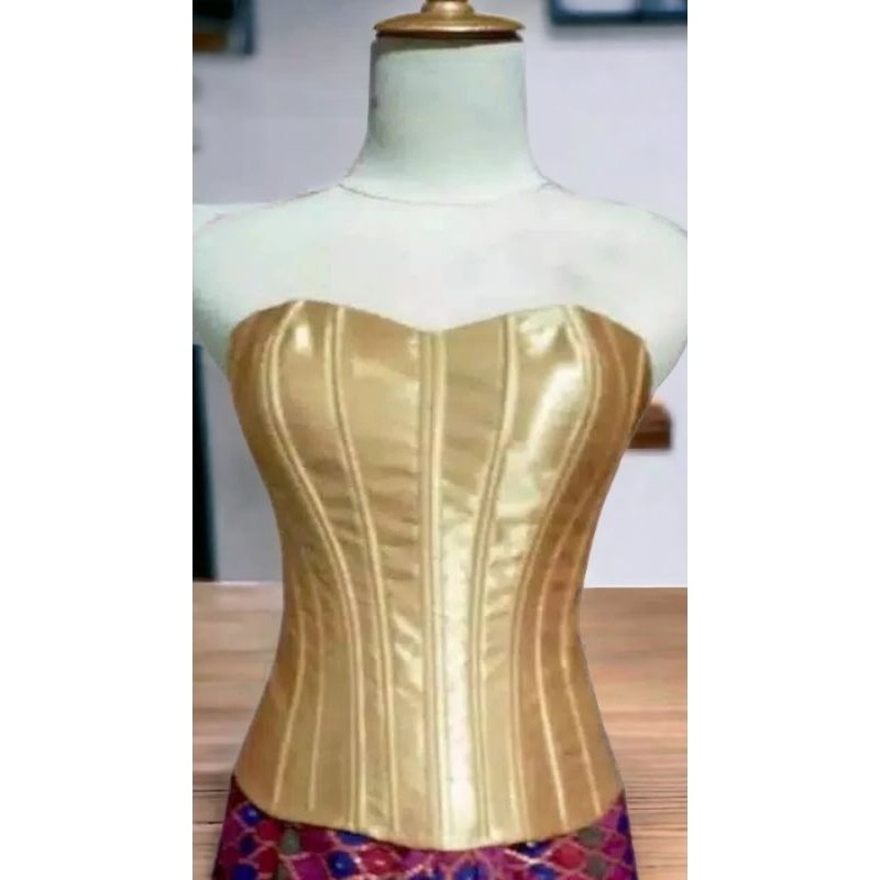 ZG43WL Kamisol longtorso satin / bustier satin mewah / atasan wanita tulang kekinian / kemben wanita