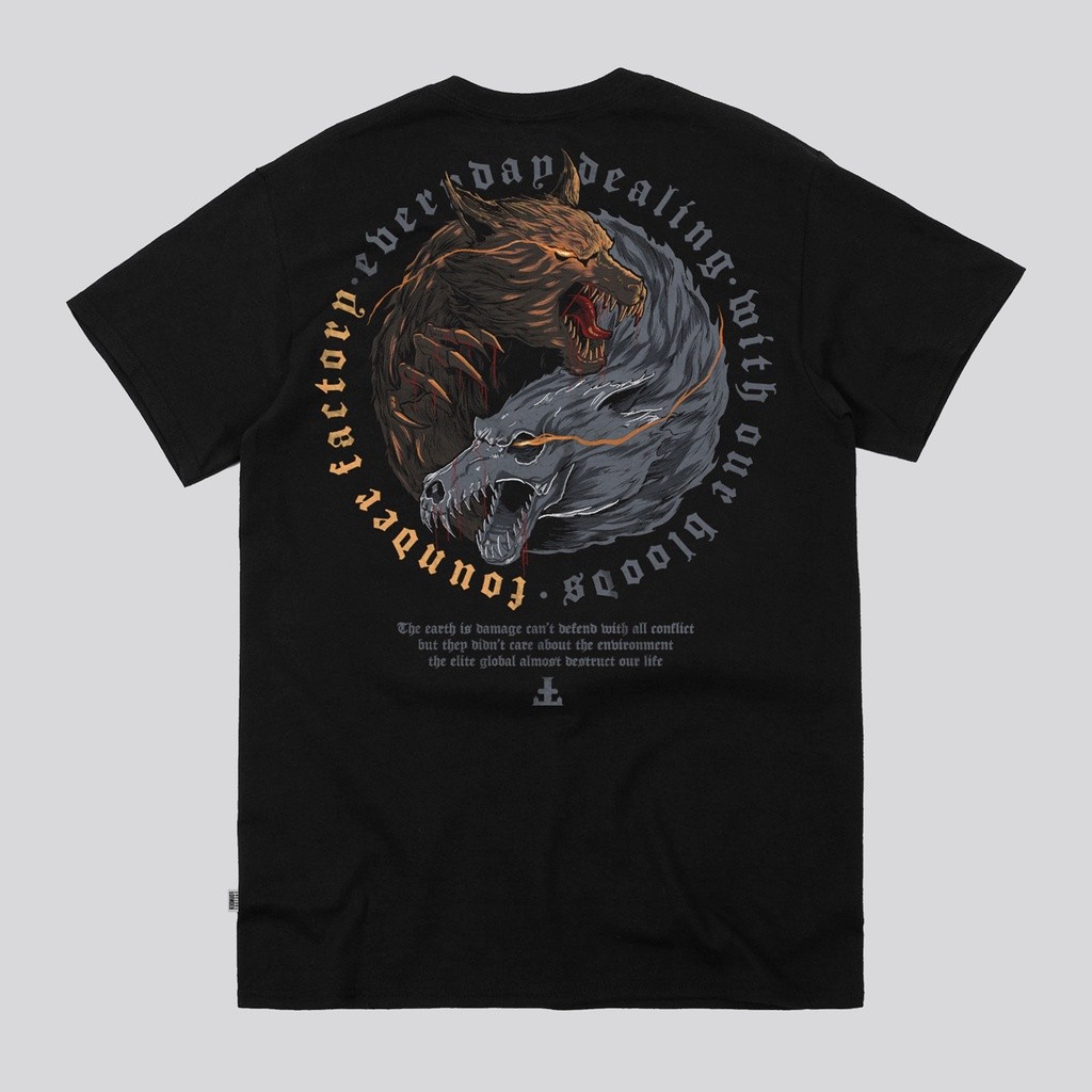 Founder Factory - Wolves TShirt - Black