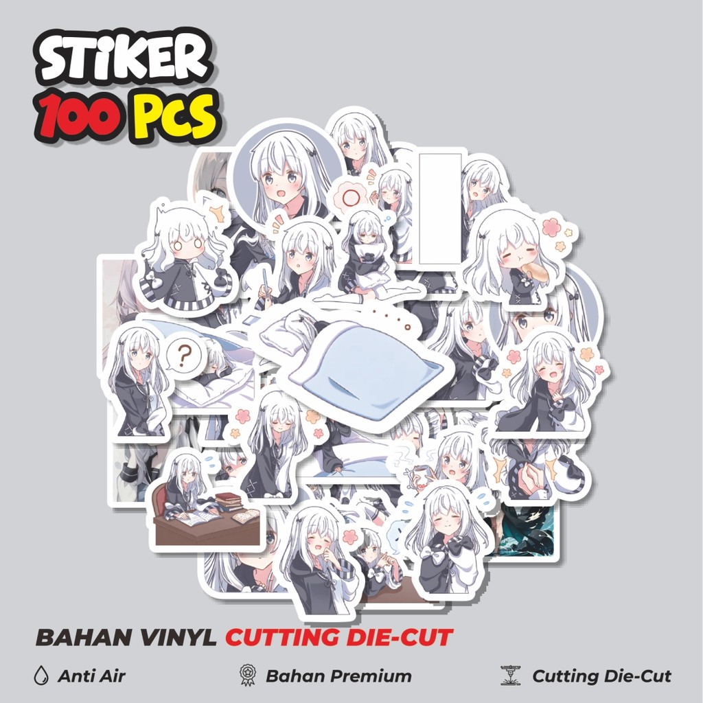 

Terbaru! 50 pcs Stiker Funny Character Anime Girl Devon Chan Dekorasi Lucu Kreatif untuk Notebook, Skateboard, HP