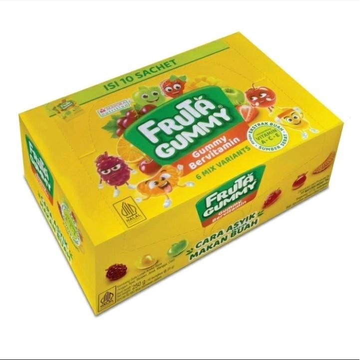 

FRUTA GUMMY BERVITAMIN BOX 10'S X 25 GRAM