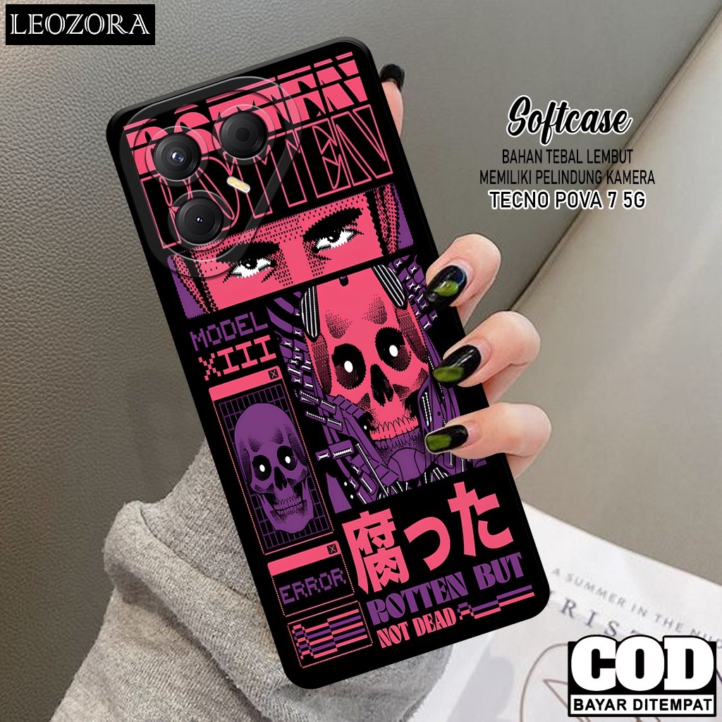 Softcase Hp Tecno Pova 7 5G Terbaru Fashion Case Aesthetic Case Tecno Pova 7 5G Silikon Pro Camera C
