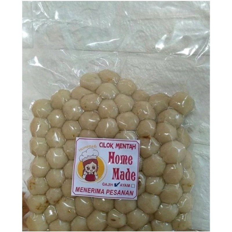 CILOK GAJIH MINI MENTAH ISI 100BIJI