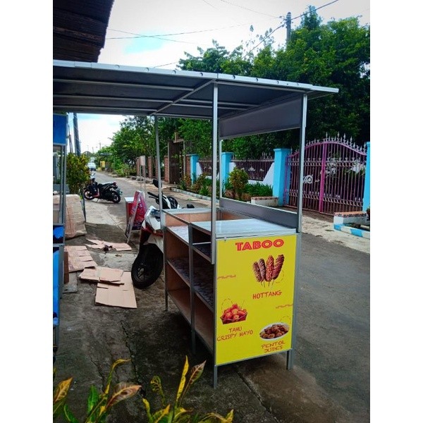 Booth Portable Rombong Lipat Jumbo Custom