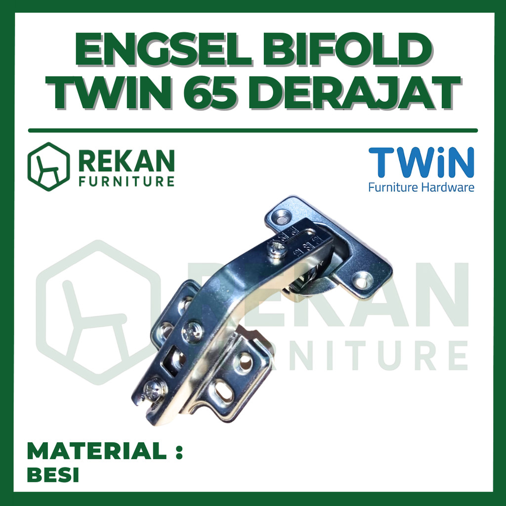 Engsel Bifold 65° | Engsel Lipat Pintu Kabinet / Lemari