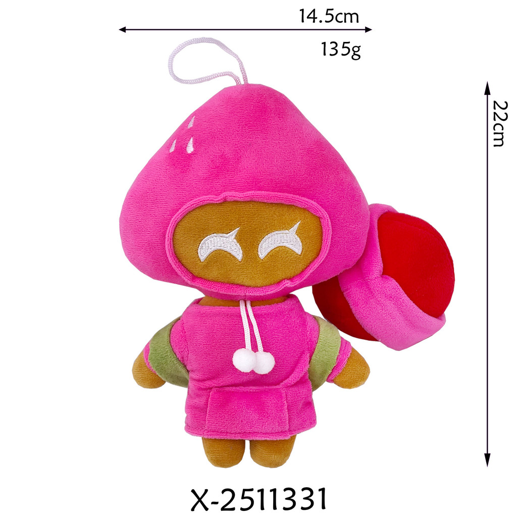Shadow** Milk Cookie Plush Run Kingdom Demon Cookie Plush Cartoon Game Silent Plushie Cute Stuffed D