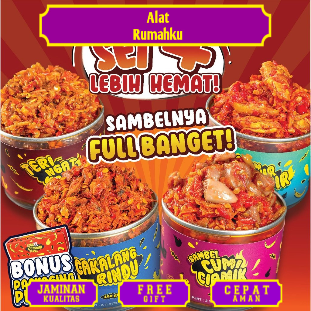 

Eatsambel - Paket Kerjasama Mas Yangun (Set 4)