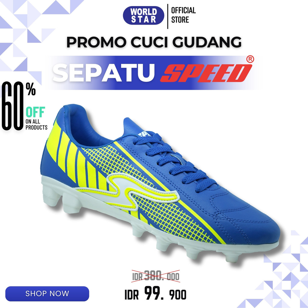 Sepatu Bola Speed Series 100% ORIGINAL | CUCI GUDANG SEPATU BOLA Dewasa UK 41