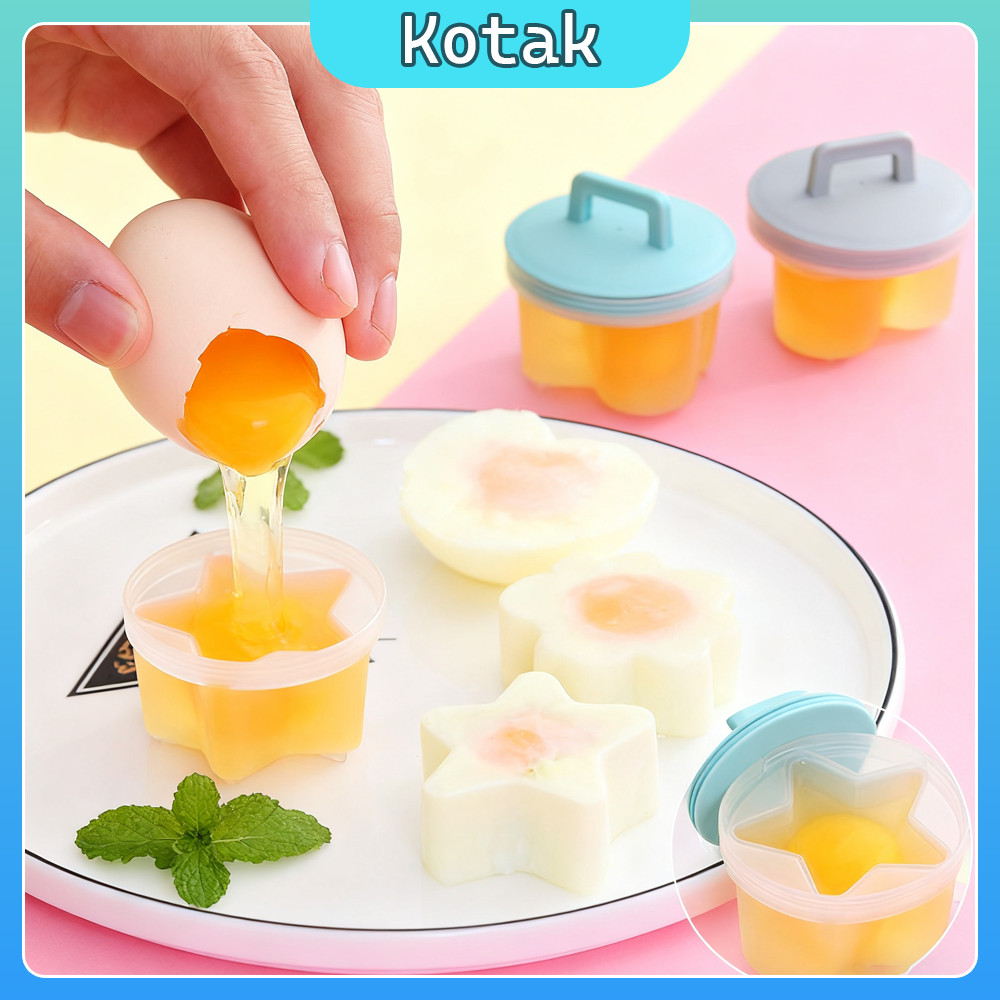 【Ready】Cetakan Telur Kukus Berbentuk Hati  Cetakan Puding  Model Telur Kukus Silikon  Alat Pengukus 