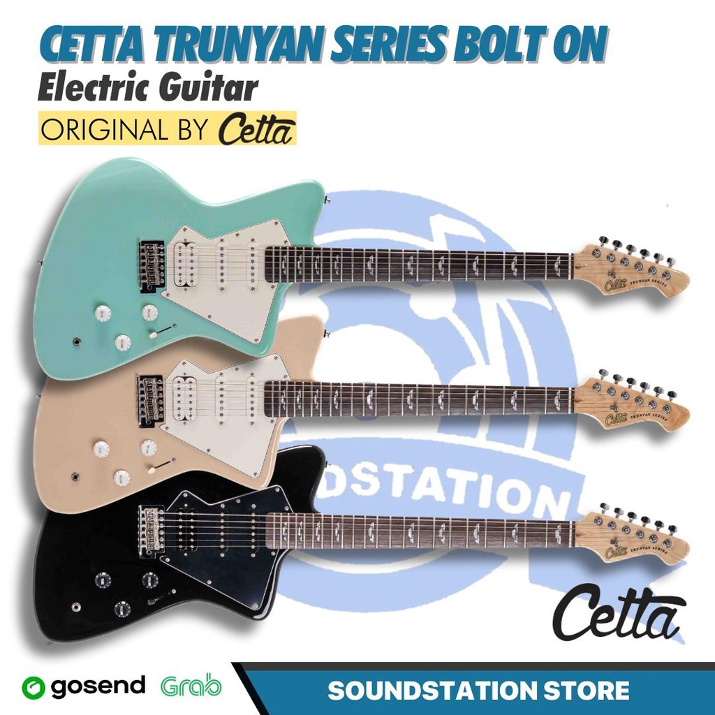 CETTA TRUNYAN SERIES BOLT ON ELECTRIC GUITAR - GITAR ELEKTRIK