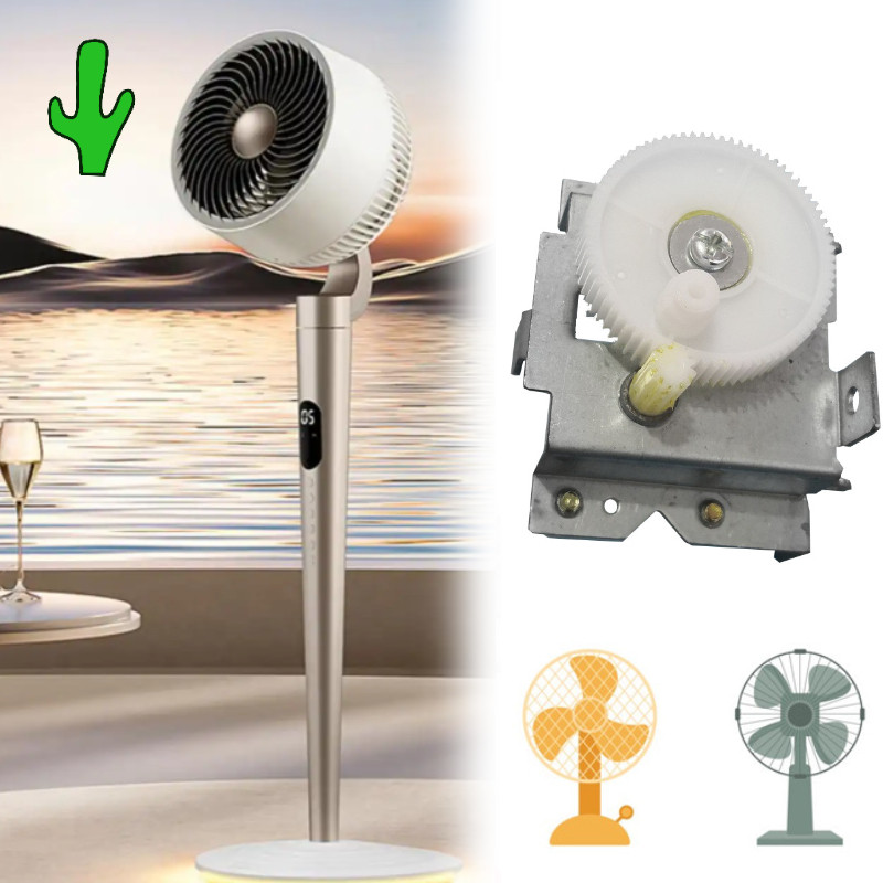 Gear Box Kotak Kipas Angin Maspion Dinding Sparepart Rotary Girbox