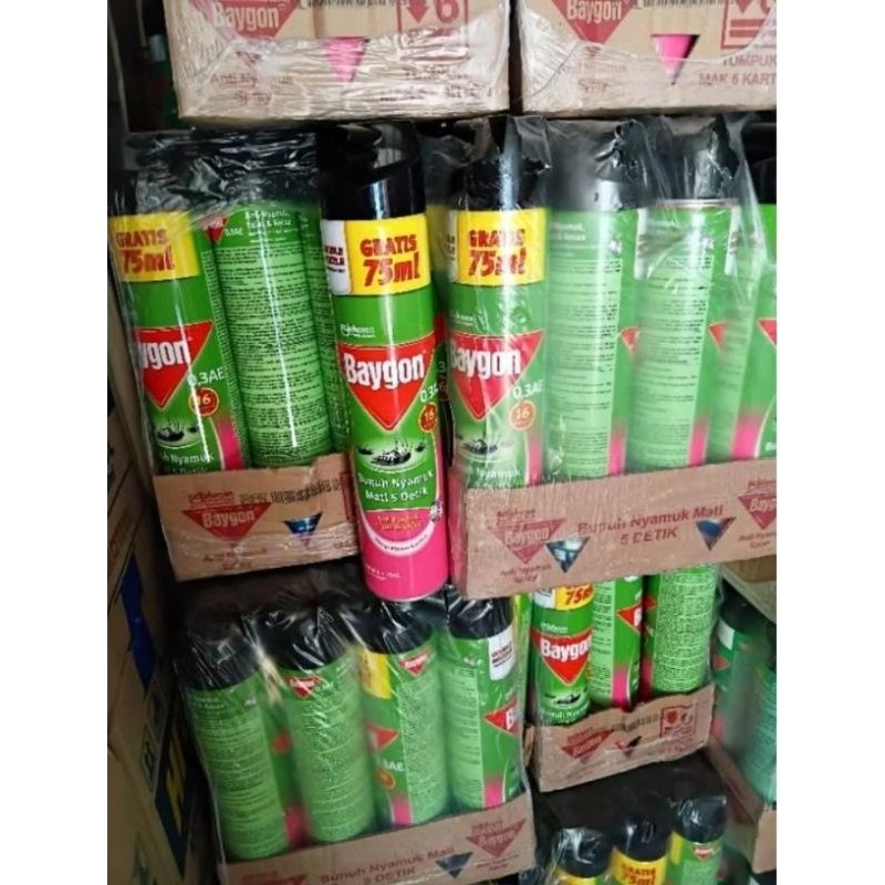 Grosir Baygon Semprot 600+75ml (12 Pcs)