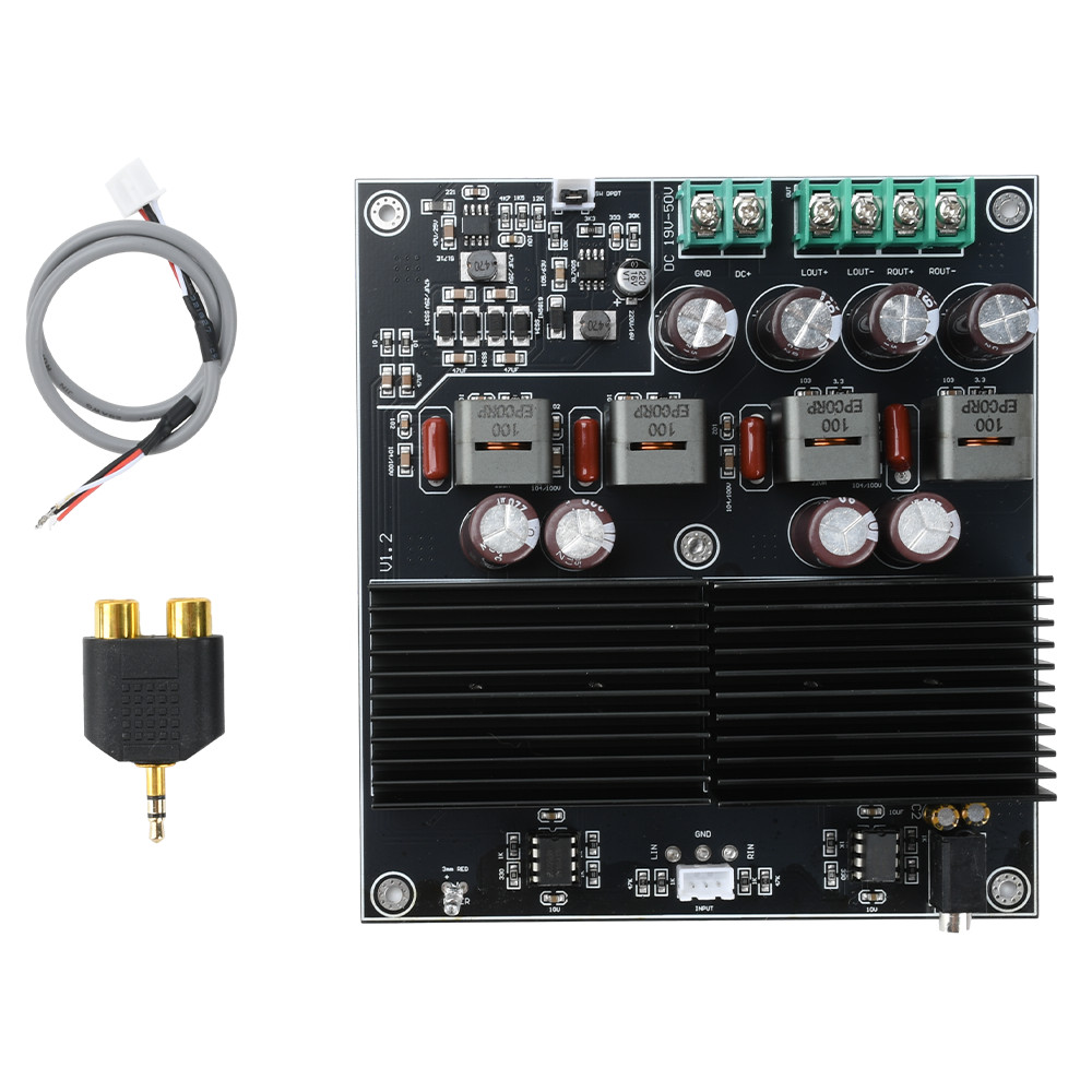 TPA3255 Amplifier Module HIFI Stereo Dual-Channel Amplifier Board 600W+600W Class D Digital Power Am