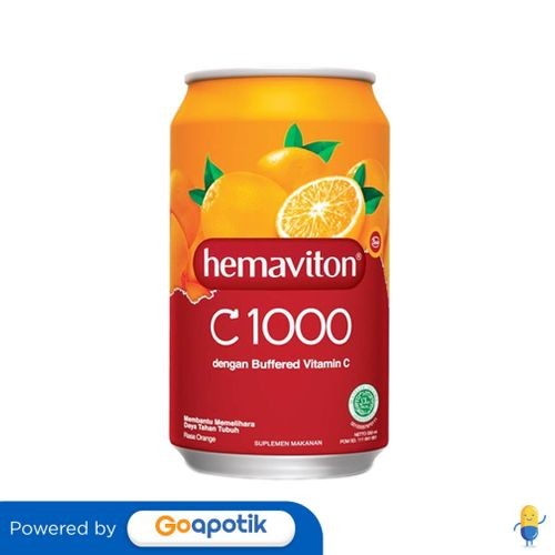 Hemaviton C 1000 Rasa Orange 330 Ml Kaleng